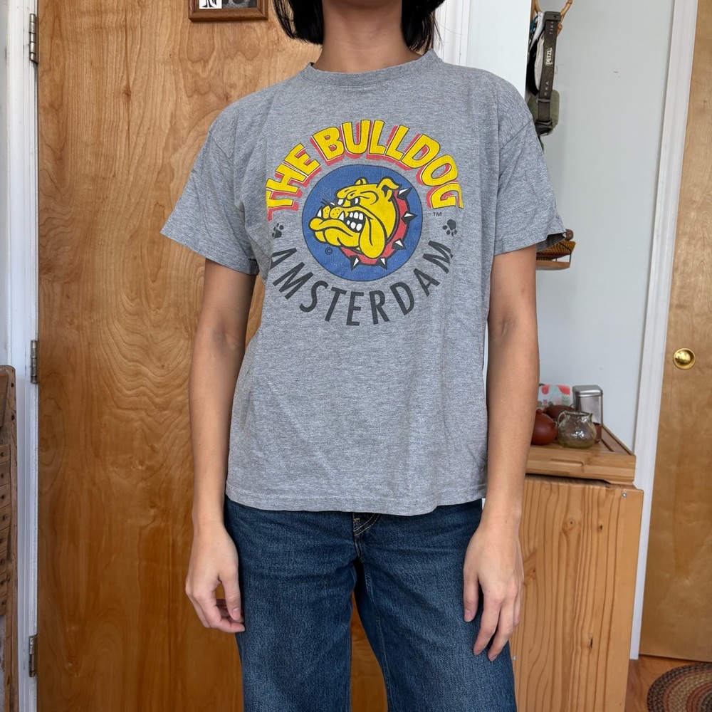 Gray Bulldog Amsterdam Graphic T-Shirt